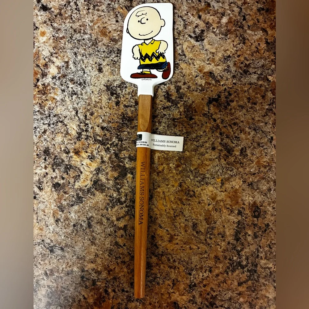 Williams Sonoma Peanuts Medium Wooden Spatula BNWT